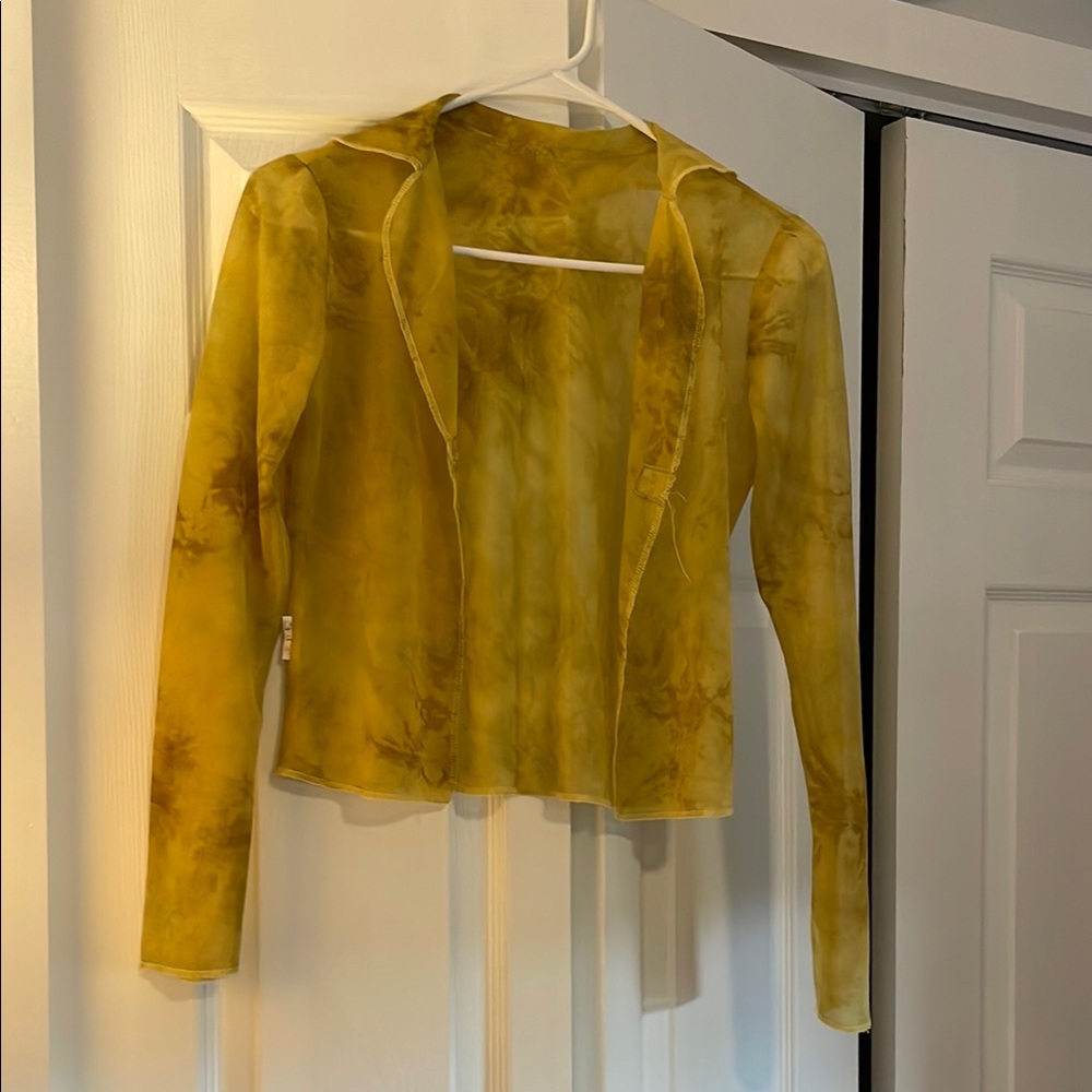 Sheer Yellow Women's Jacket